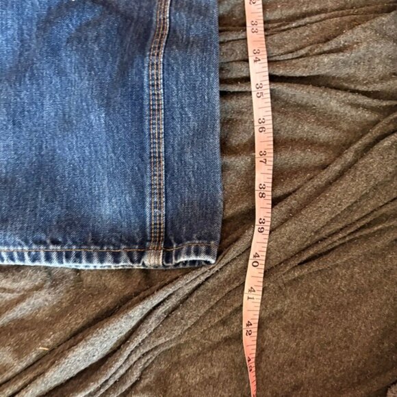 Carhartt Relaxed Fit Denim Carpenter Jeans Size 30x30 Menswear Blue Workwear - Picture 8 of 14